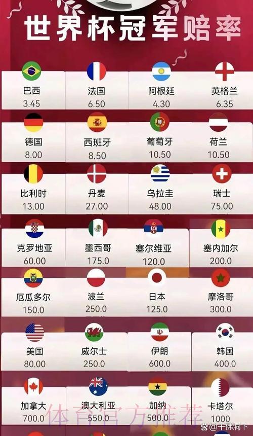 2026世界杯投注指南：各夺冠热门球队赔率全面解析